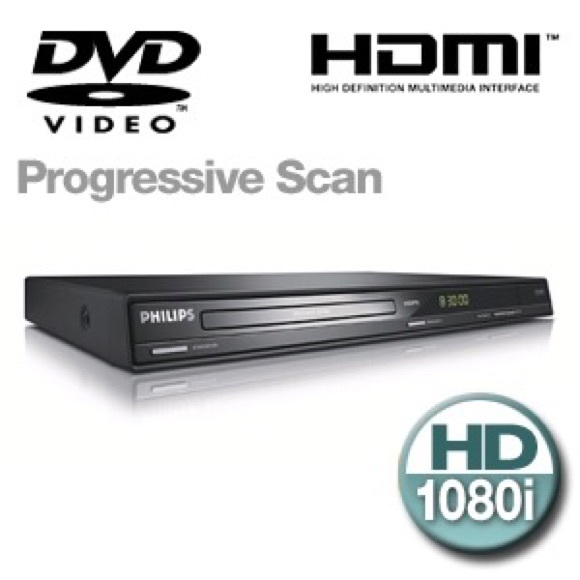 Philips Model DVP3962/37 HDMI DVD Player / Color Black / Not Original Remove - Picture 9 of 9